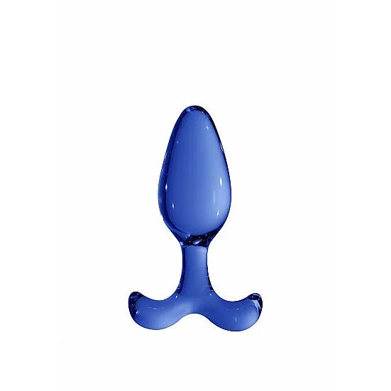 Chrystalino Expert Blue Glass Dildo - PlayBlue