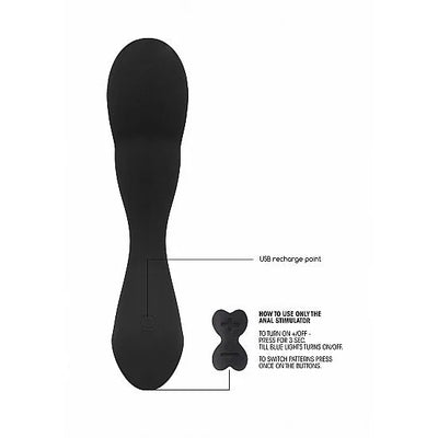 GERON Rechargeable Anal Vibrator - PlayBlue