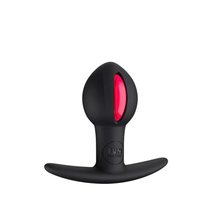 Fun Factory - B-Ball Uno Weighted Butt Plug - Red/Black