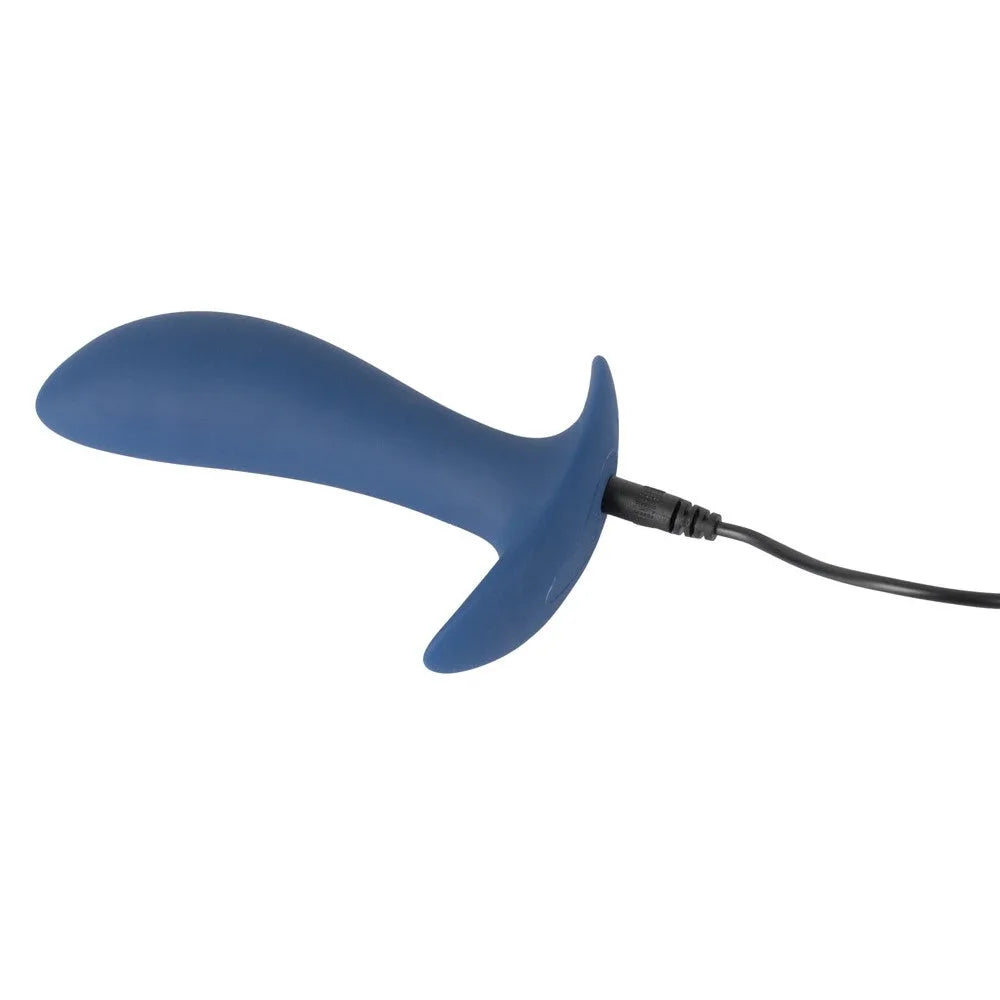 Vibrating Remote Controlled Rechargeable Butt Plug - PlayBlue