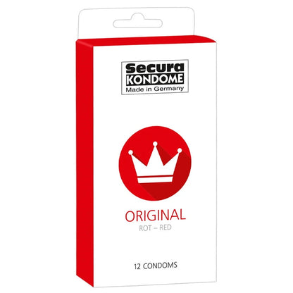 Secura Original Red Condoms - 12 Pack