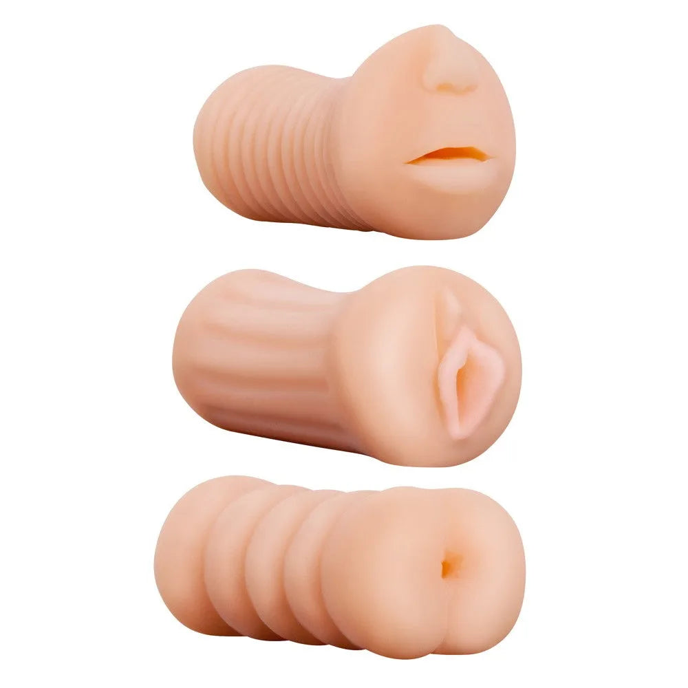 XXX To-Go Threesome - Masturbator 3 Pack - PlayBlue