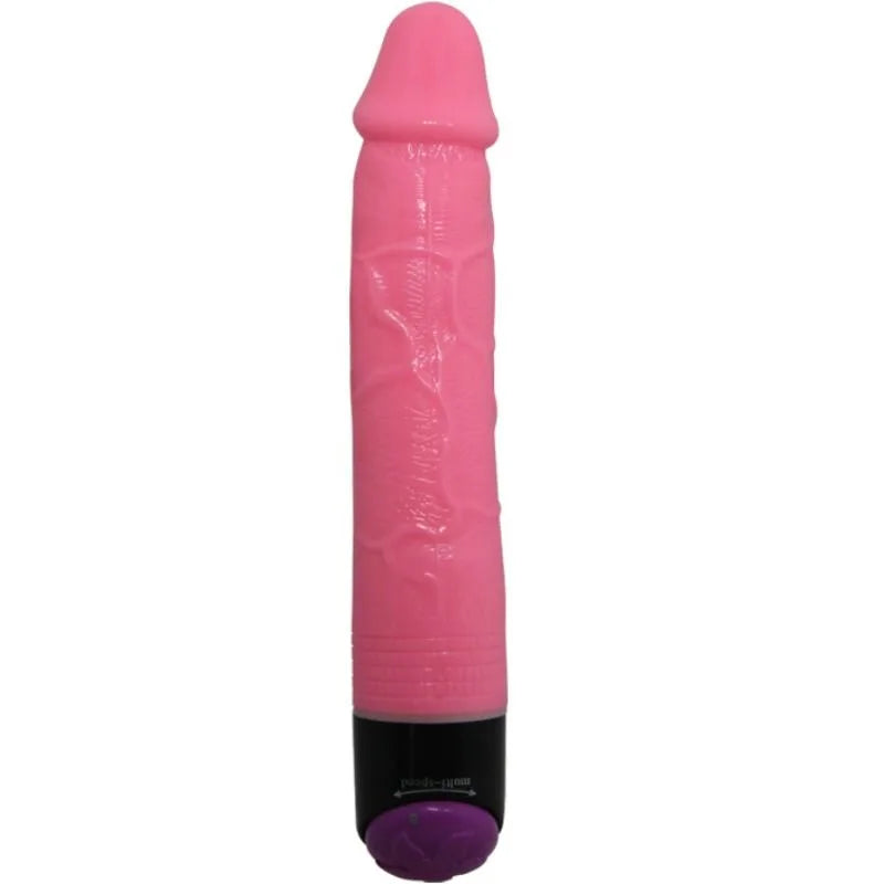 Colorful Sex Realistic Vibrator Pink - 8 Inch - PlayBlue
