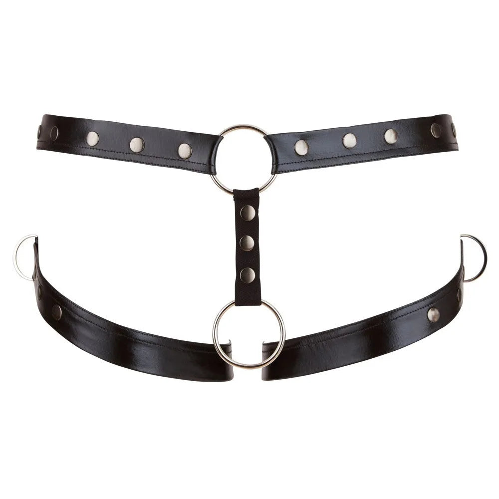 Svenjoyment - Cock Ring Double Belt - PlayBlue