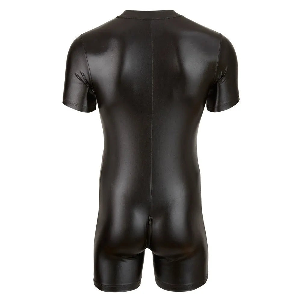Svenjoyment - Mens Wetlook Playsuit - XL - PlayBlue