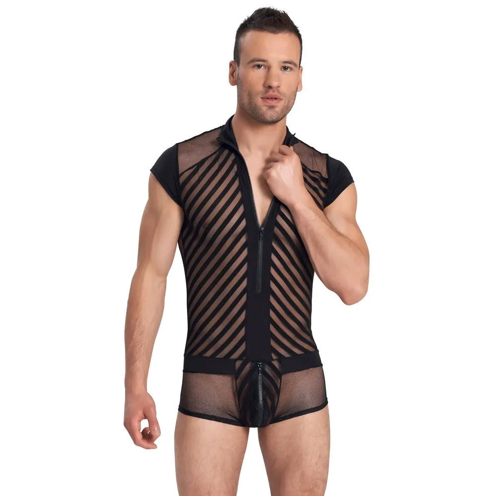 Svenjoyment - Mens Short Sleeve Playsuit - XXL - PlayBlue
