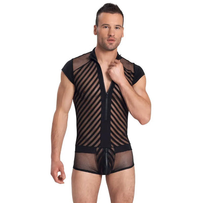 Svenjoyment - Mens Short Sleeve Playsuit - XXL - PlayBlue