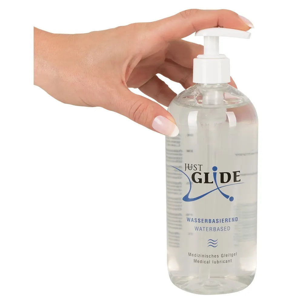 Just Glide Water-Based Jumbo Lubricant - 1000ml - PlayBlue