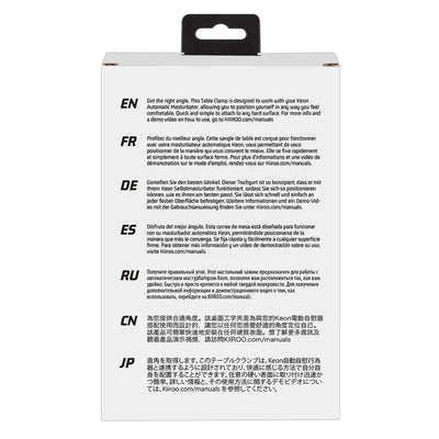 Kiiroo Table Clamp - PlayBlue