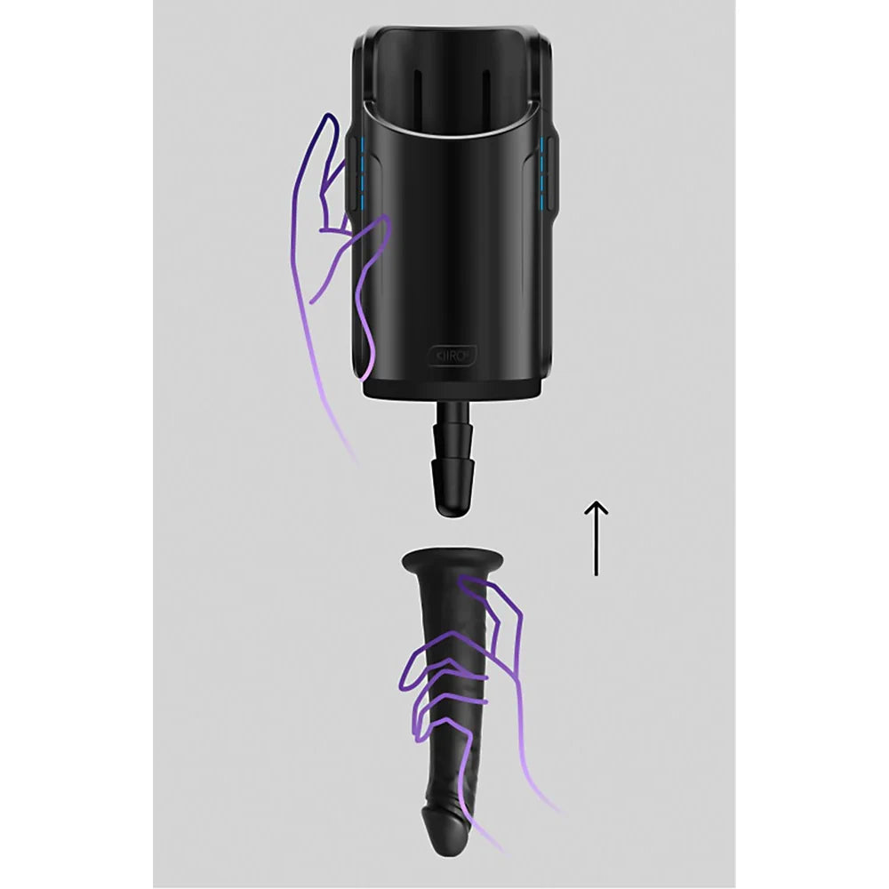 Kiiroo Dildo Adapter VAC-U-LOCK - PlayBlue