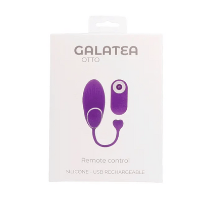 Galatea Otto Luxury Remote Rechargeable Egg Vibrator - PlayBlue