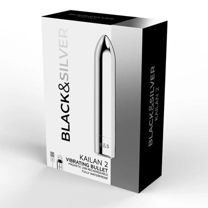 Black&Silver Kailan 2 - Rechargeable Premium Bullet