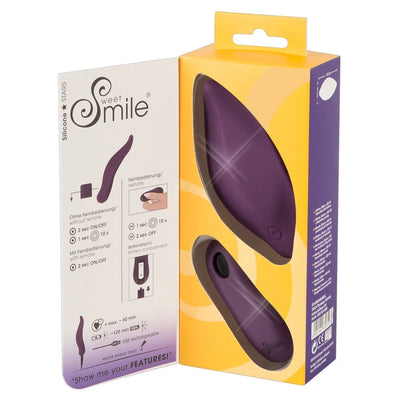 Sweet Smile Remote Controlled Panty Vibrator - PlayBlue