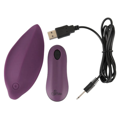 Sweet Smile Remote Controlled Panty Vibrator - PlayBlue