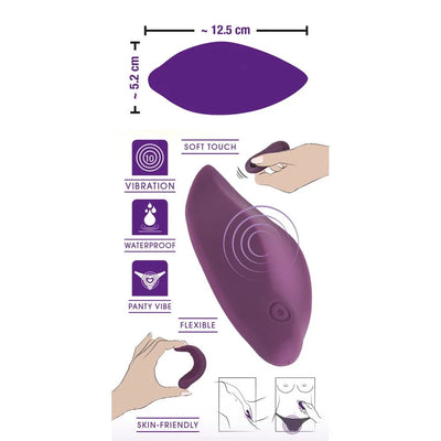 Sweet Smile Remote Controlled Panty Vibrator - PlayBlue