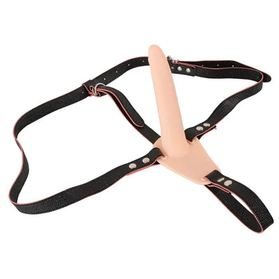 Vibrating Rechargeable Strap-On - PlayBlue