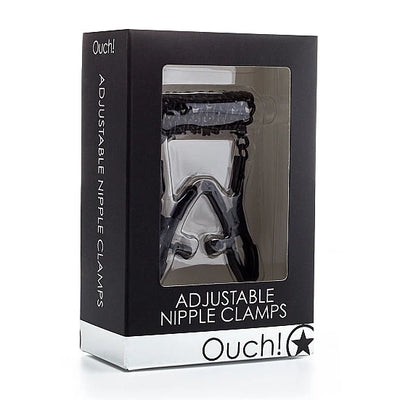 Adjustable Nipple Clamps - Black - PlayBlue