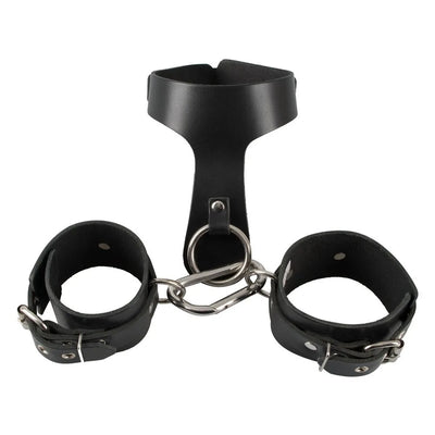 Zado - Heavy Duty Bondage Set Collar & Cuffs - PlayBlue