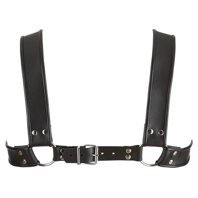 Zado - Premium Leather Chest Harness - PlayBlue