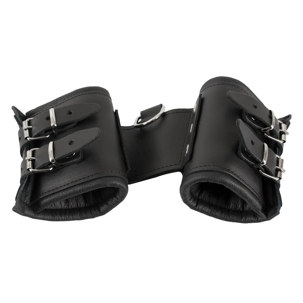Zado - Wide Padded Leather Cuffs - PlayBlue