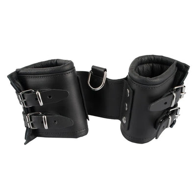 Zado - Wide Padded Leather Cuffs - PlayBlue
