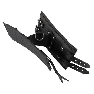 Zado - Wide Padded Leather Cuffs - PlayBlue