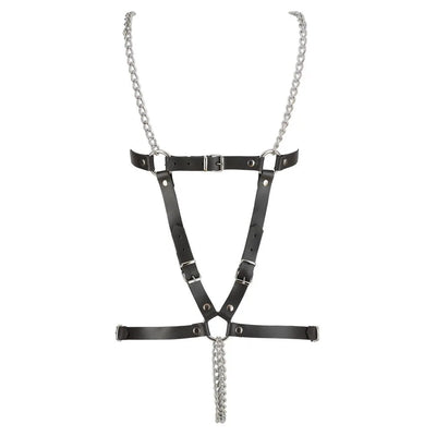 Zado - Full Leather Harness - PlayBlue