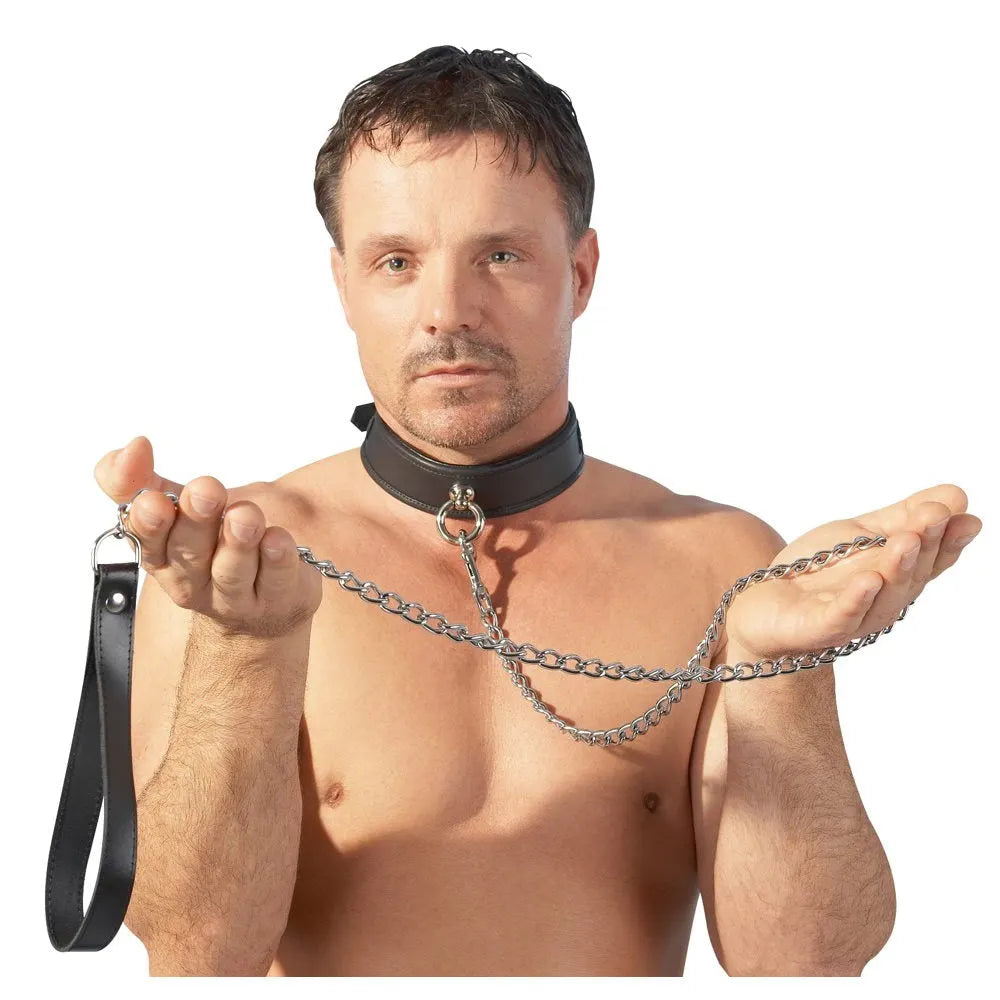 Zado - Leather Leash Unisex - PlayBlue