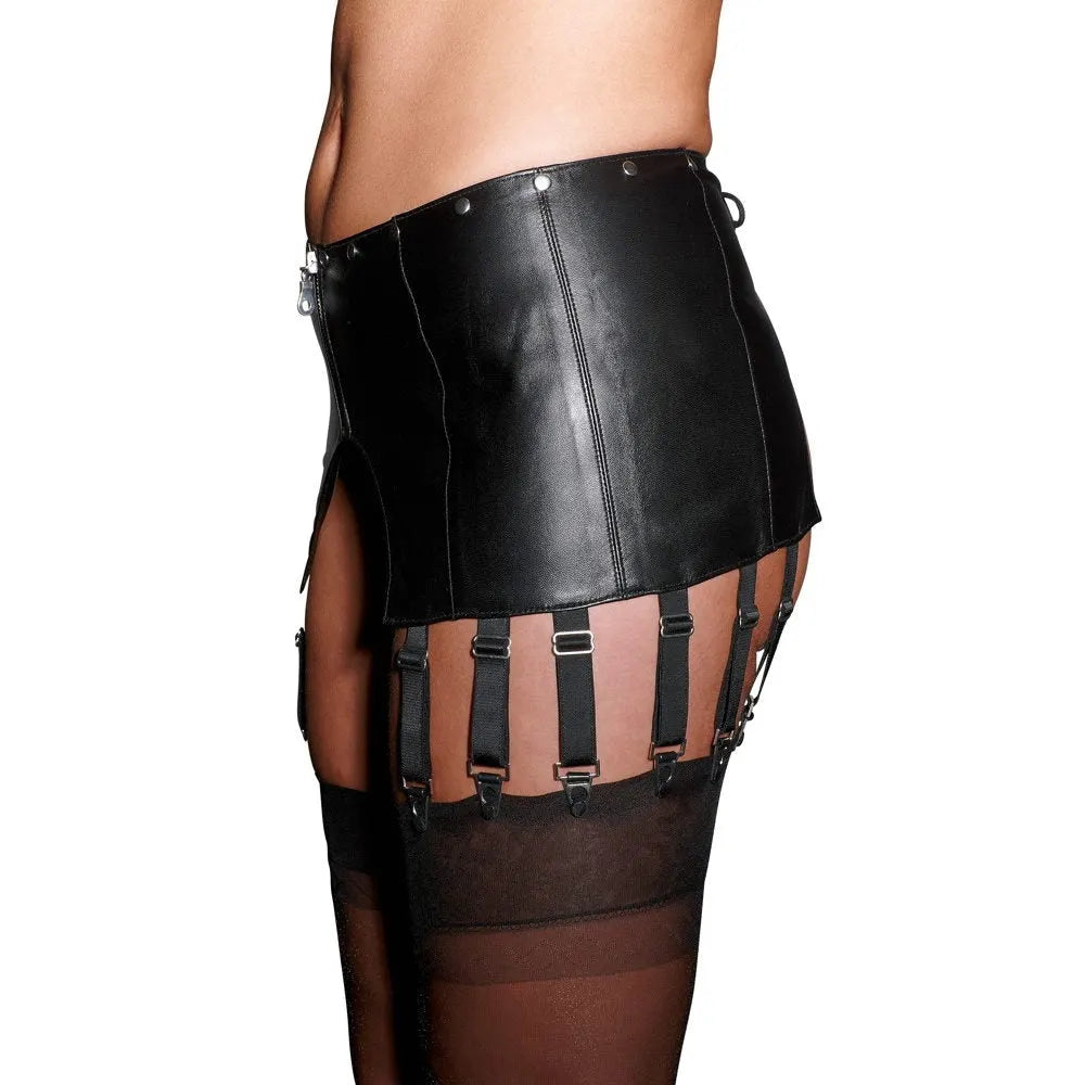 Zado - Leather Suspender with back lacing - XXL (20-22) - PlayBlue