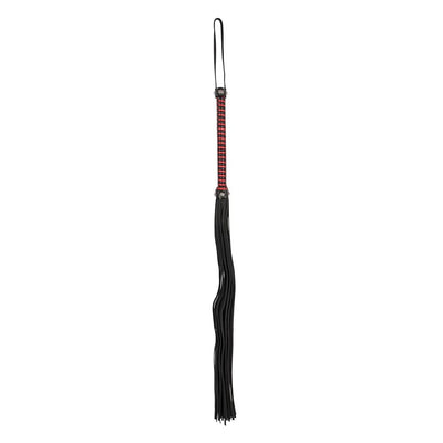Zado - Full Woven Handle Leather Whip - PlayBlue