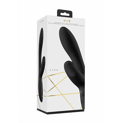 Vive Kyra - Clitoral Rabbit with Pulse Plate - PlayBlue