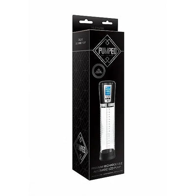 Premium Rechargeable Automatic LCD Pump - Transparent - PlayBlue
