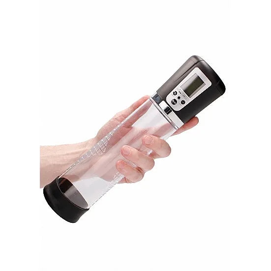 Premium Rechargeable Automatic LCD Pump - Transparent - PlayBlue