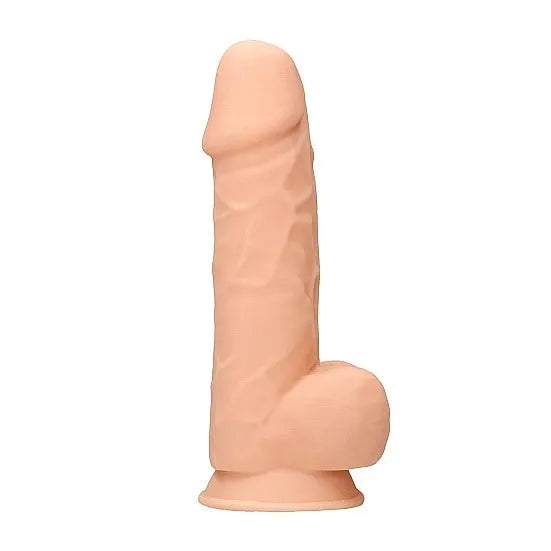 RealRock - Silicone Ultra Realistic with Balls - 8.5 - PlayBlue