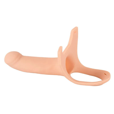 Silicone Hollow 6.5 Strap-on - PlayBlue