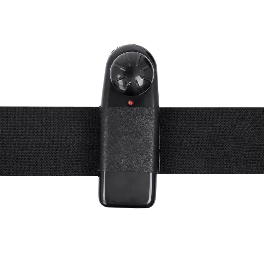 Real Feel 6 Hollow Vibrating Strap-on - PlayBlue