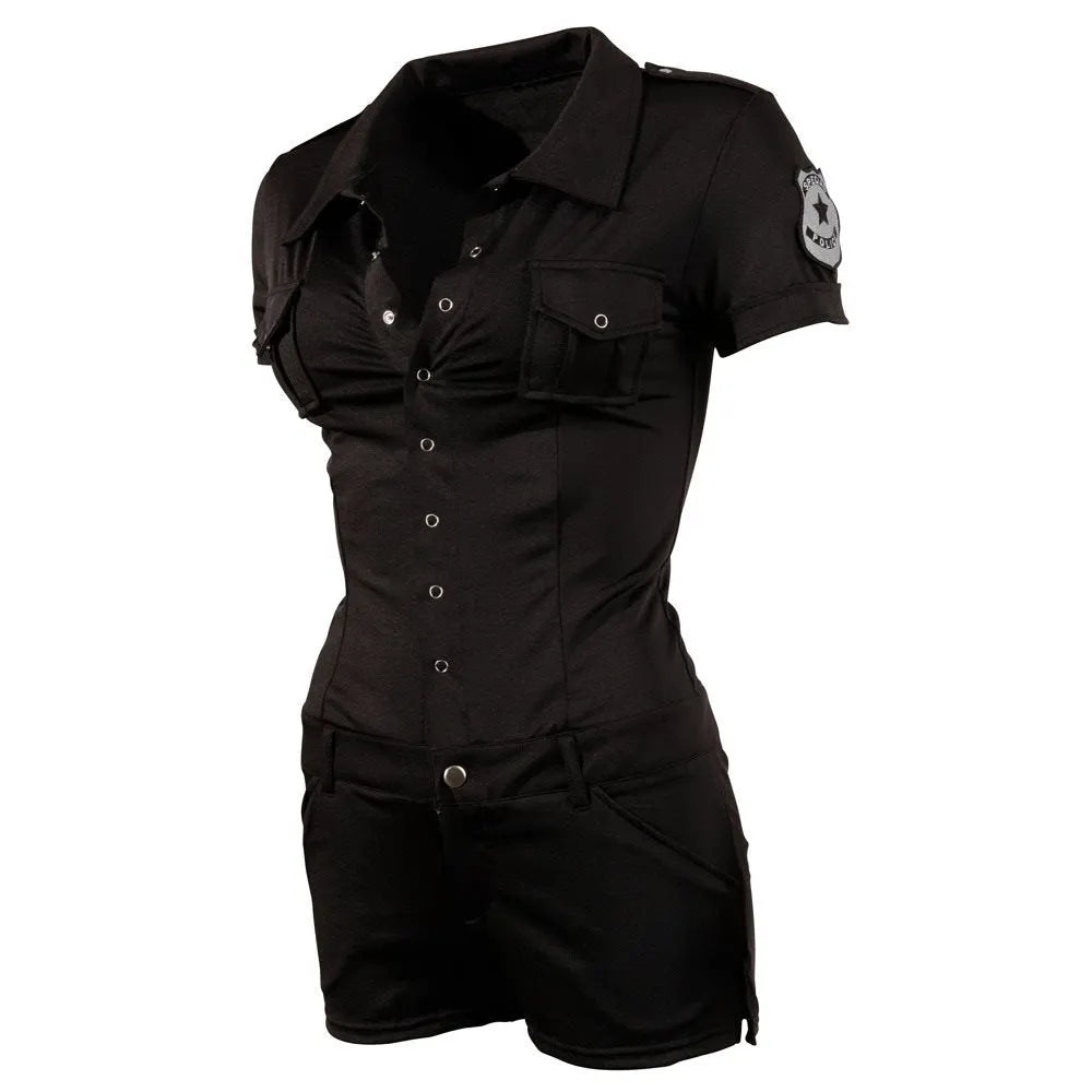 Cottelli - Sexy Police Jumpsuit - XL (Size 20-22) - PlayBlue