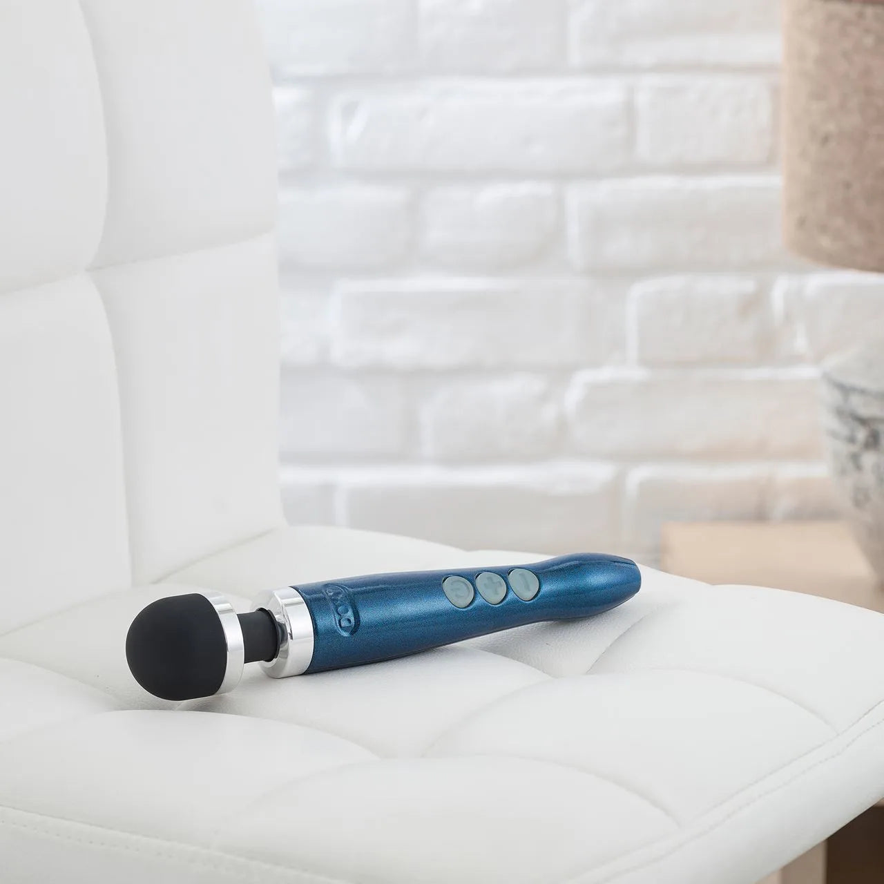 Doxy - Die Cast 3 Rechargeable Power Wand - Blue Flame - PlayBlue