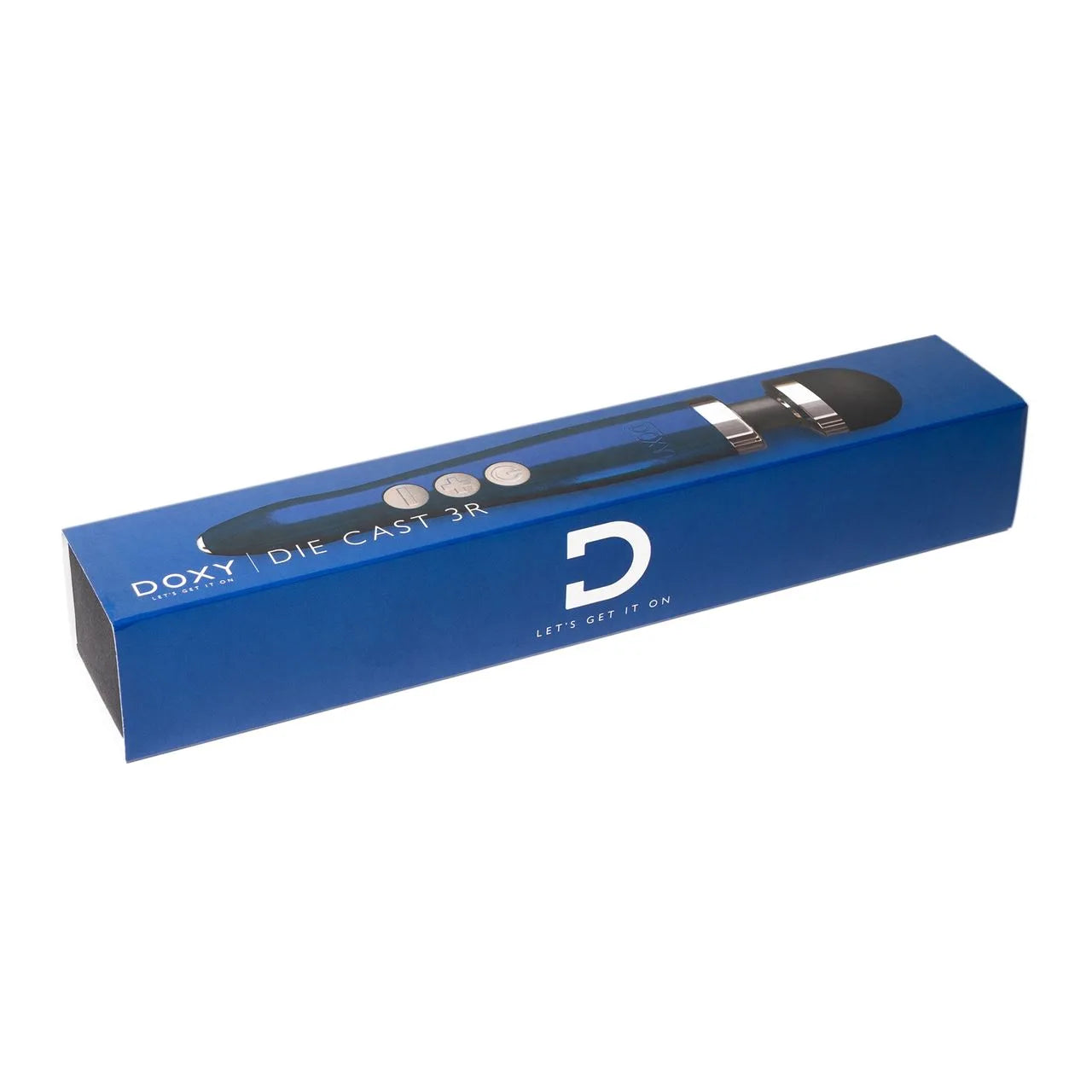Doxy - Die Cast 3 Rechargeable Power Wand - Blue Flame - PlayBlue