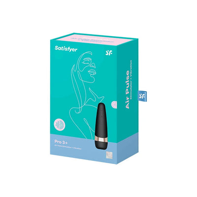 Satisfyer - Pro3 + Vibration Ultimate Suction Vibrator - PlayBlue