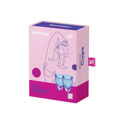 Satisfyer - Feel Confident Silicone Menstrual Cup (2 Pack)