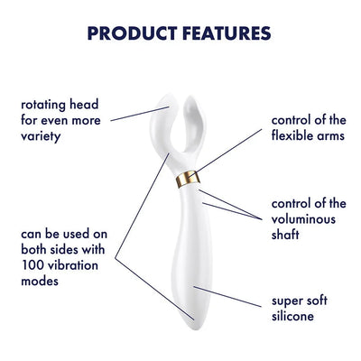 Satisfyer - Endless Fun - Ultimate Versatile Couples Vibrator - PlayBlue