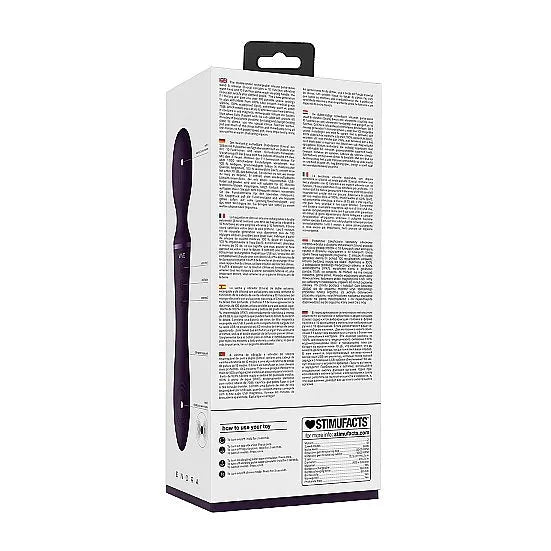 Vive - Enora Dual Wand & Vibrator Rechargeable - PlayBlue
