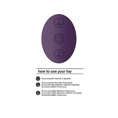 Vive - Enora Dual Wand & Vibrator Rechargeable - PlayBlue