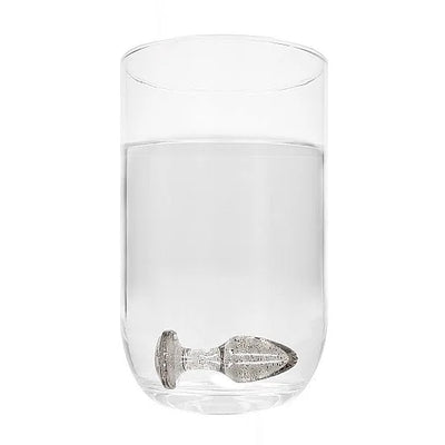 Acrylic Silverchip Butt Plug 3-Piece Set - Silver - PlayBlue