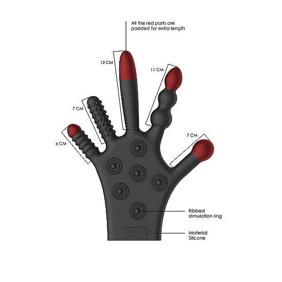 Silicone Stimulation Glove - Turn Your Fingers into Stimulators - PlayBlue