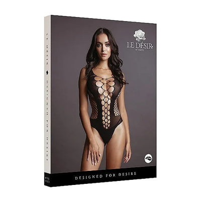 Le Désir - Contrast Fence Net Teddy - PlayBlue