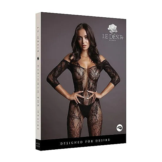Le Désir - Lace Sleeved Bodystocking