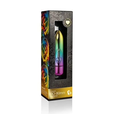 Rocks Off - 7 Speed Rainbow 80mm Bullet - PlayBlue
