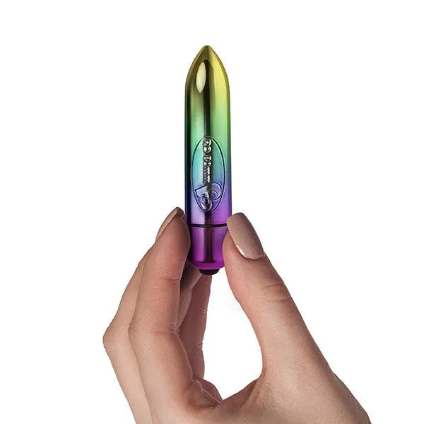 Rocks Off - 7 Speed Rainbow 80mm Bullet - PlayBlue